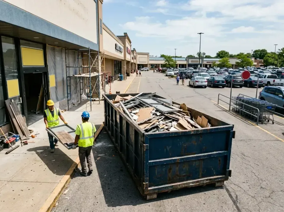 retail-store-renovation-debris-003 — frequently asked questions, Roll-off Dumpster Rentals in Pink, OK